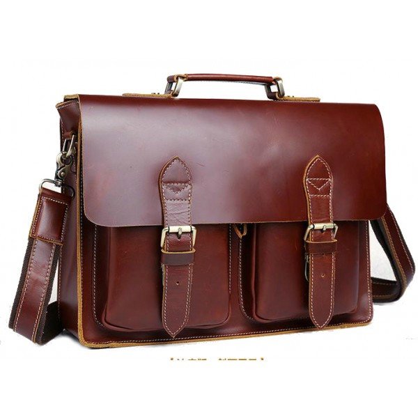 Кожаный портфель TIDING BAG 7105X-1