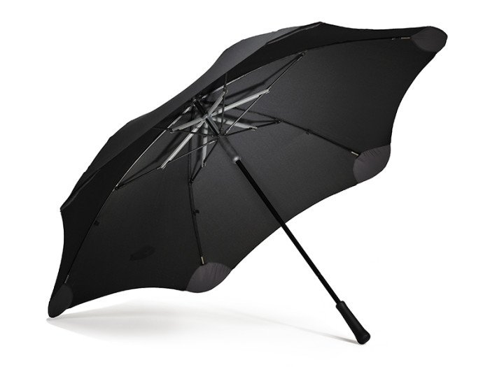 Противоштормовой зонт-трость мужской механический с большим куполом BLUNT (БЛАНТ) Bl-xl-2-black