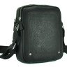 Черный кожаный мессенджер Tiding Bag NA50-5202A