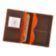 Обложка для паспорта 2.0 Орех-апельсин (кожа) + блокнотик (BN-OP-2-o-a)