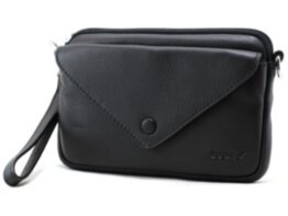Женская кожаная сумка cross-body Buono (012-2512 black)