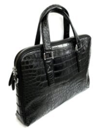 Деловая сумка из кожи крокодила (DCM101 Black)