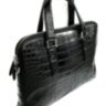 Деловая сумка из кожи крокодила (DCM101 Black)