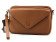 Женская кожаная сумка cross-body Buono (012-2512 cognac)