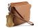 Женская кожаная сумка cross-body Buono (012-2512 cognac)