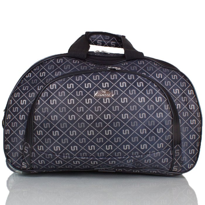 Дорожная сумка маленькая на 2-х колесах RUIXINGDA TU123S-black