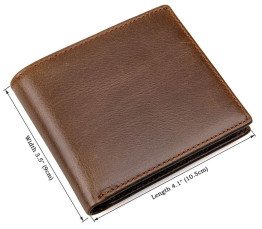 Кошелек мужской Vintage 14428 Коричневый