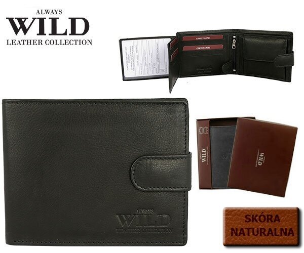 Портмоне мужское WILD (N992L - CCF BLACK) 