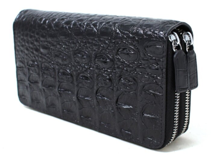 Ручная сумочка (клатч) из кожи крокодила (N MHB 16 Black)