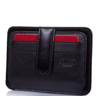 Мужская кожаная кредитница с отделением для автодокумента GRASS (ГРАСС) SHI550-1