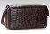 Кошелек-клатч CROCODILE LEATHER 18260 из натуральной кожи крокодила Коричневый