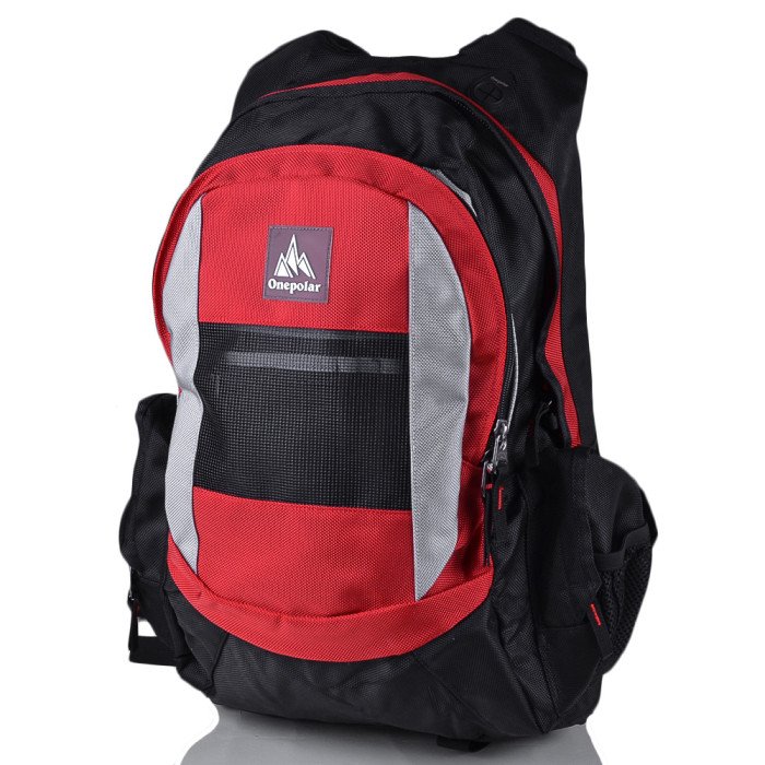 Мужской треккинговый рюкзак ONEPOLAR (ВАНПОЛАР) W918-red