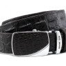 Ремень из кожи крокодила (110-15 Black)