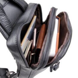Кожаный рюкзак Tiding Bag 4006A