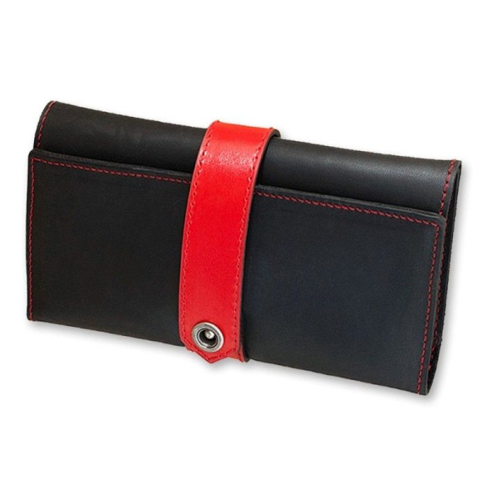 Портмоне 3.0 Графит-клубника (BN-PM-3-g-k)