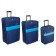 Комплект чемоданов Skyflite Domino Blue (S/M/L) 3шт
