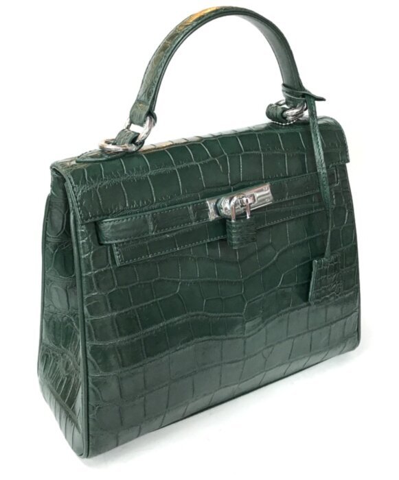 Сумка из кожи крокодила (BCM 723 Green)