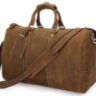Сумка дорожная Vintage 14050 из винтажной кожи Коричневая
