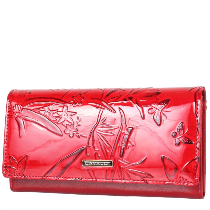 Кошелек женский кожаный 4U CAVALDI (ФО Ю КАВАЛЬДИ) DNKPN27-BB-red