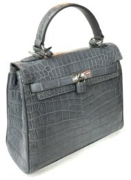 Сумка из кожи крокодила (BCM 723 Gray)
