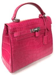 Сумка из кожи крокодила (BCM 723 Pink)