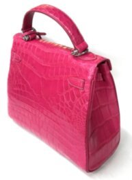 Сумка из кожи крокодила (BCM 723 Pink)