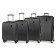 Комплект чемоданов Members Nexa (S/M/L/XL) Black 4шт