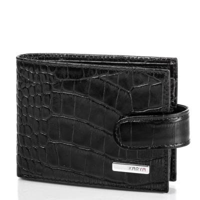 Визитница мужская кожаная с отделением для купюр KARYA (КАРИЯ) SHI054-53