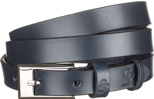 Ремень женский Grande Pelle 11070 кожаный Синий
