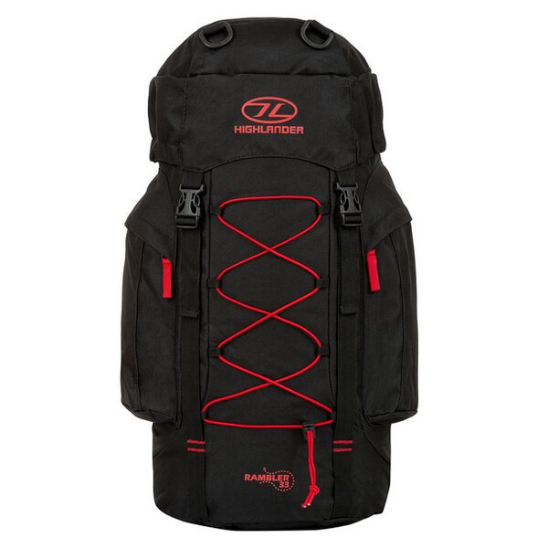 Рюкзак туристический Highlander Rambler 33 Black/Red