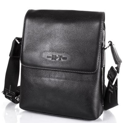 Мужская кожаная борсетка H.T (ЭЙЧ ТИ) TU5123-4-black