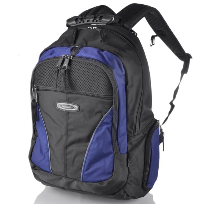 Мужской рюкзак с отделением для ноутбука ONEPOLAR (ВАНПОЛАР) W1077-navy