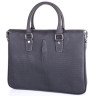 Мужской кожаный портфель с отделением для ноутбука TOFIONNO (ТОФИОННО) TU8801-2-grey