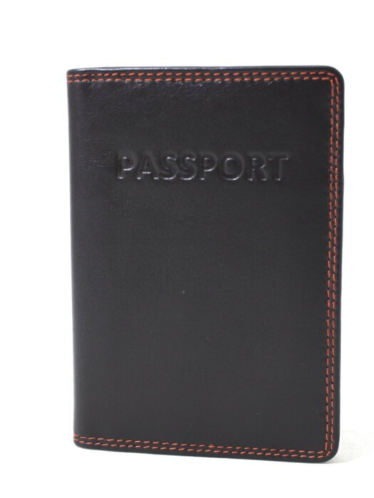 Обложка для паспорта Buono (4046 brown/orange)