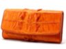 Портмоне женское из кожи крокодила (NPCM 03 BT Orange)