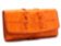 Портмоне женское из кожи крокодила (NPCM 03 BT Orange)