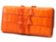 Портмоне женское из кожи крокодила (NPCM 03 BT Orange)
