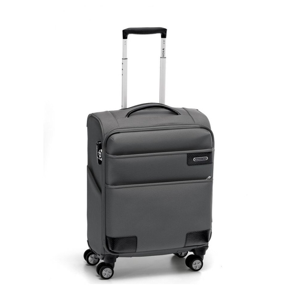 Soft deluxe. Roncato uno Soft Trolley. Чемодан 7784b50155 Black-l.