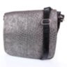 Женская кожаная сумка-почтальонка LASKARA (ЛАСКАРА) LK-DD223-black-grafite