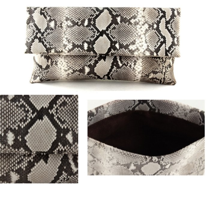 Клатч из кожи питона (201500) 