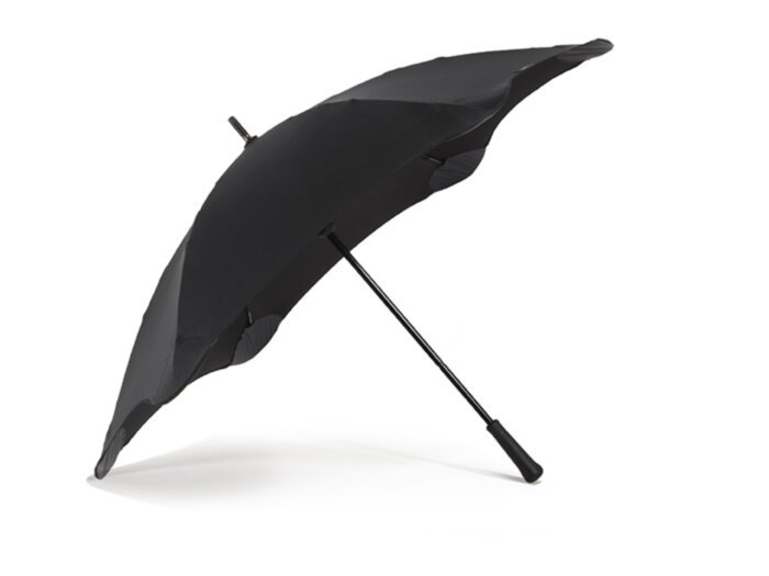 Противоштормовой зонт-трость мужской механический с большим куполом BLUNT (БЛАНТ) Bl-classic-black
