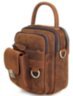 Сумка мужская Vintage 14416 в винтажном стиле Коричневая
