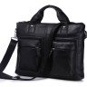 Сумка мужская Vintage 14112 для документов А4 Черная