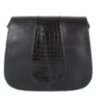 Женская кожаная сумка LASKARA (ЛАСКАРА) LK-DD217-black-croco